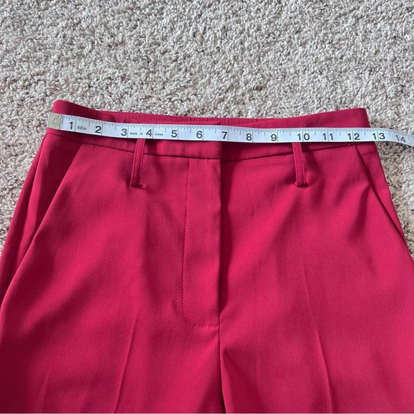Patrizia Pepe Essential Crepe Pant Martian Red Size 40 - Picture 11 of 15